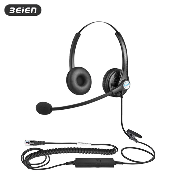 Lightweight Wired Call Center Headset With Mic high quality
